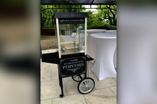 Popcornmaschine schwarz mieten