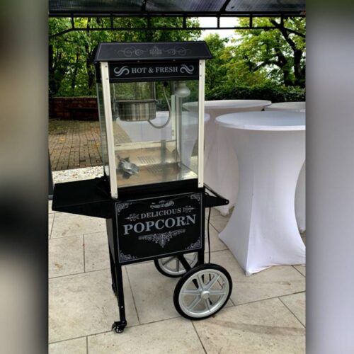 Popcornmaschine schwarz mieten