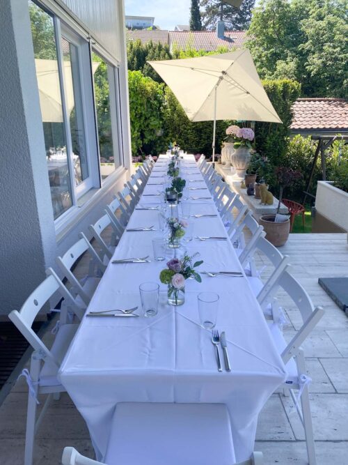platzsparende event stühle