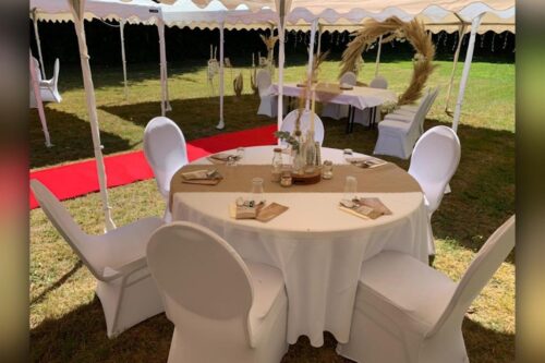 stuhl mit polsterung für events