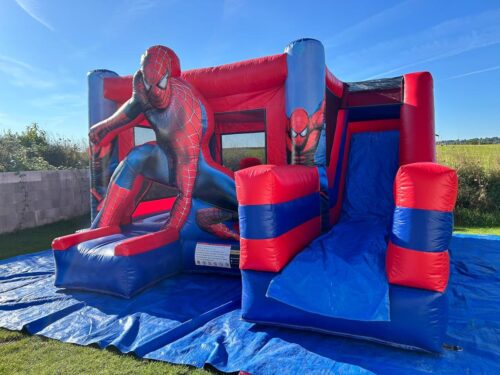 Spiderman Hüpfburg mieten Mosbach