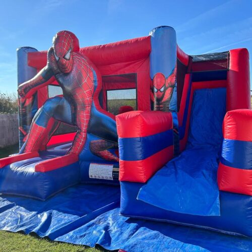 Spiderman Hüpfburg mieten Mosbach