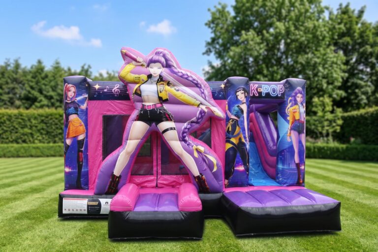 K-Pop Hüpfburg mit Rutsche mieten